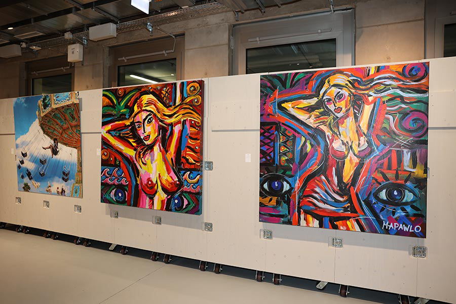 mapawlo art kunst vernissage painting gallery galerie